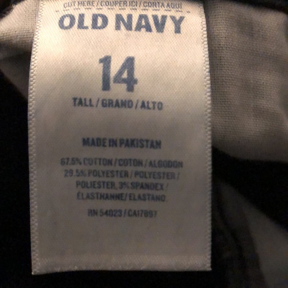 Old navy the rockstar wax coated skinny Jean size 14 - Picture 9 of 9